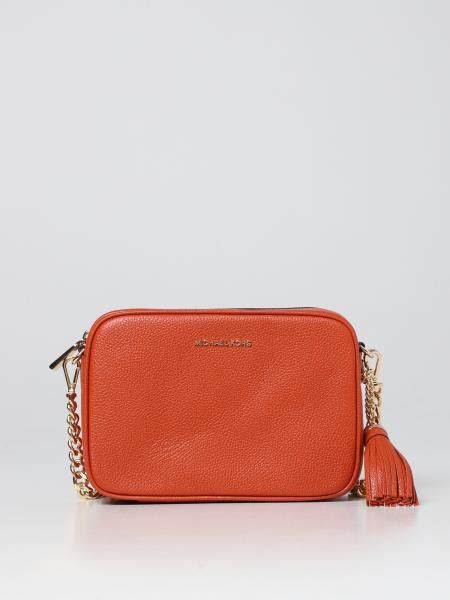 michael kors crossbody orange straps and pouch|Michael Kors Crossbody bag.